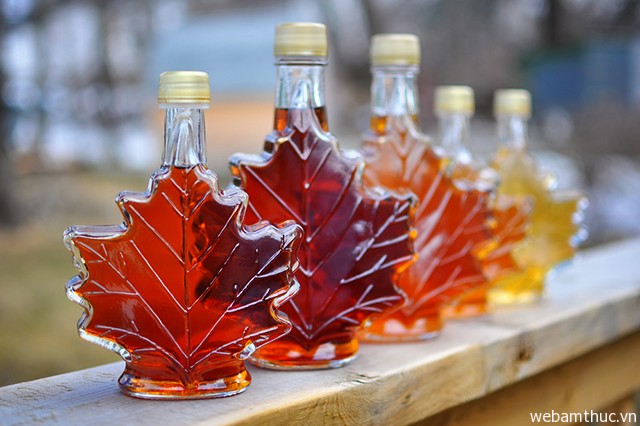 Hình 10 – Siro cây lá phong ở Canada có thể dùng với nhiều mục đích khác nhau